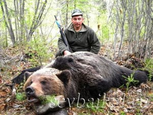 Охота на медведя на Байкале, весна 2022г.